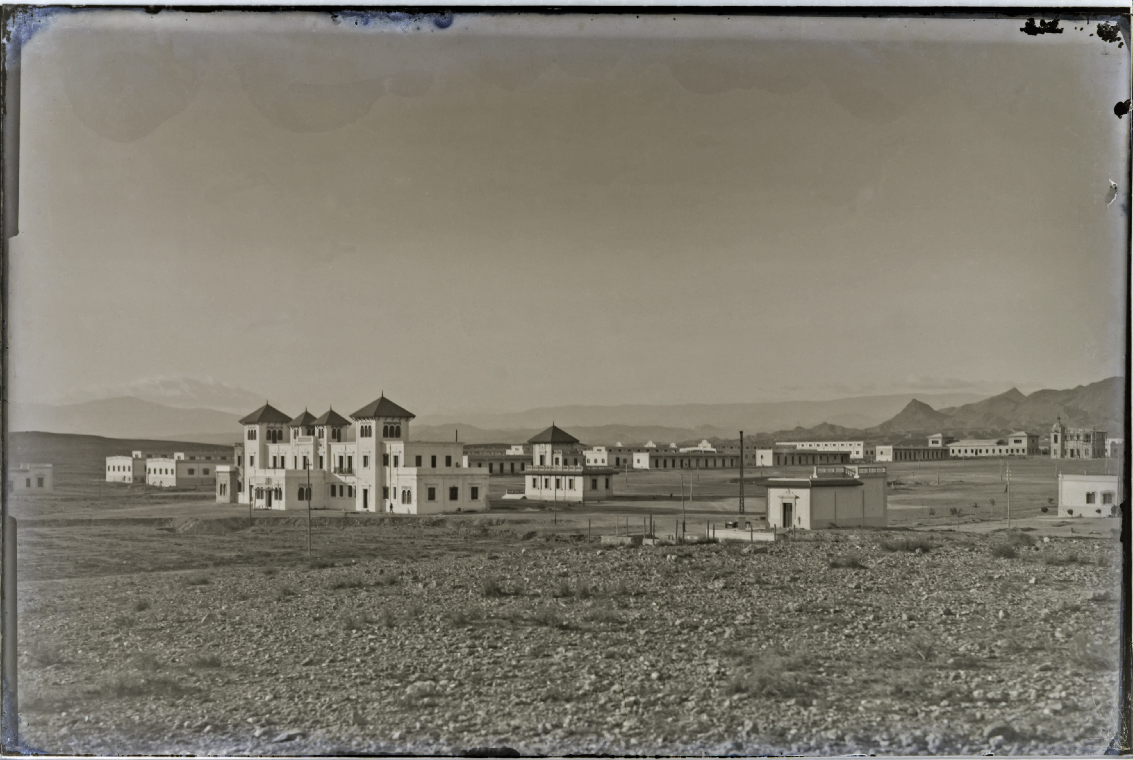 Panorámica del campamento de Viator en 1928